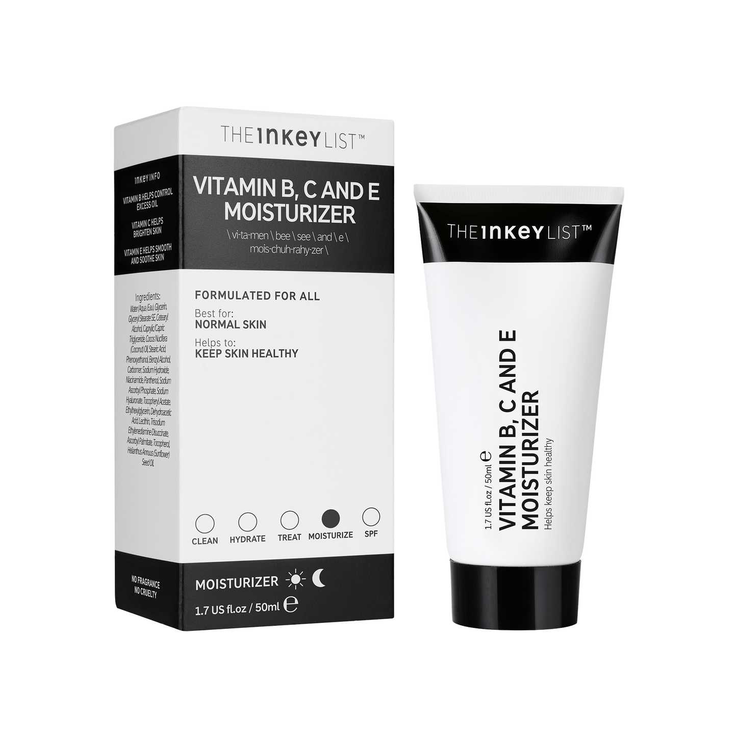 Inkey List vitamin B,C,E, moisturiser