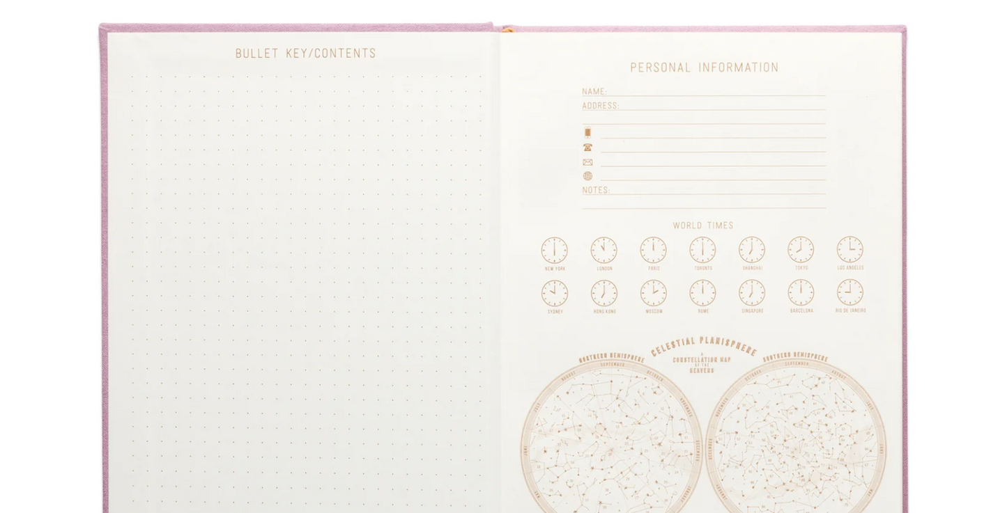 Hard Cover Suede Cloth Journal