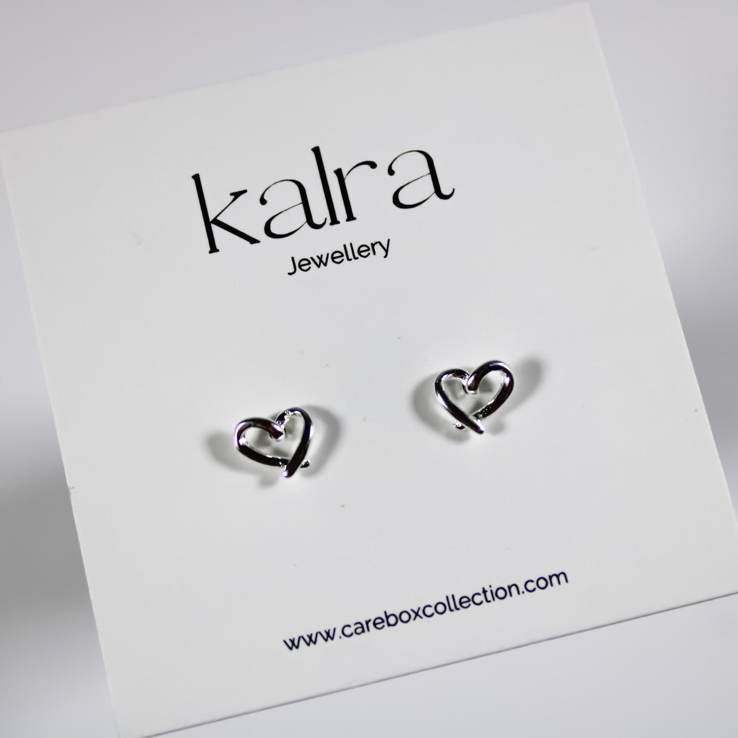Silver Heart Earrings Ireland