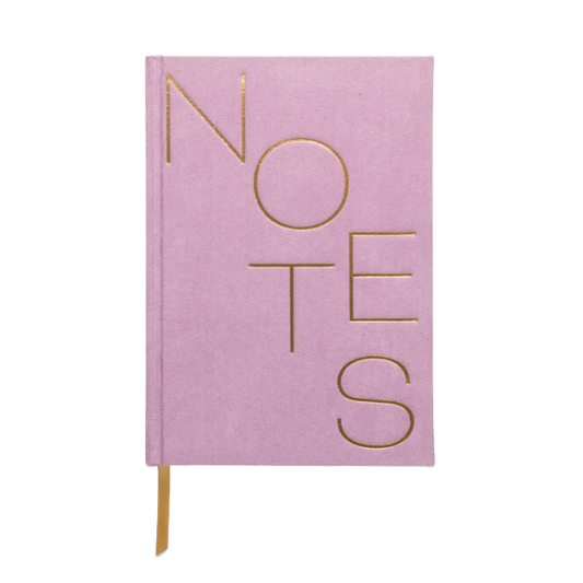 Hard Cover Suede Cloth Journal