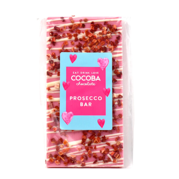prosecco chocolate bar