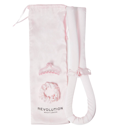 satin hair curling set