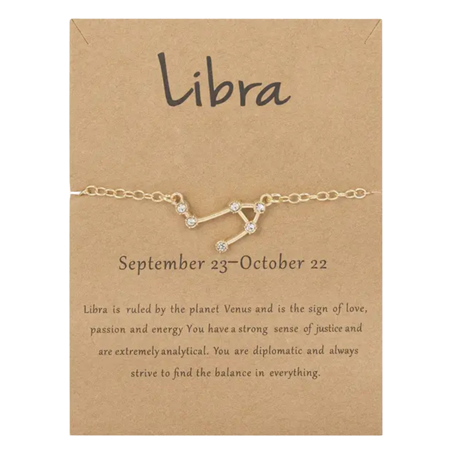 Zodiac Sign Bracelet | Gold
