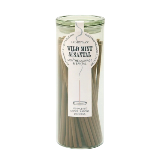 paddywax wild mint santal incense