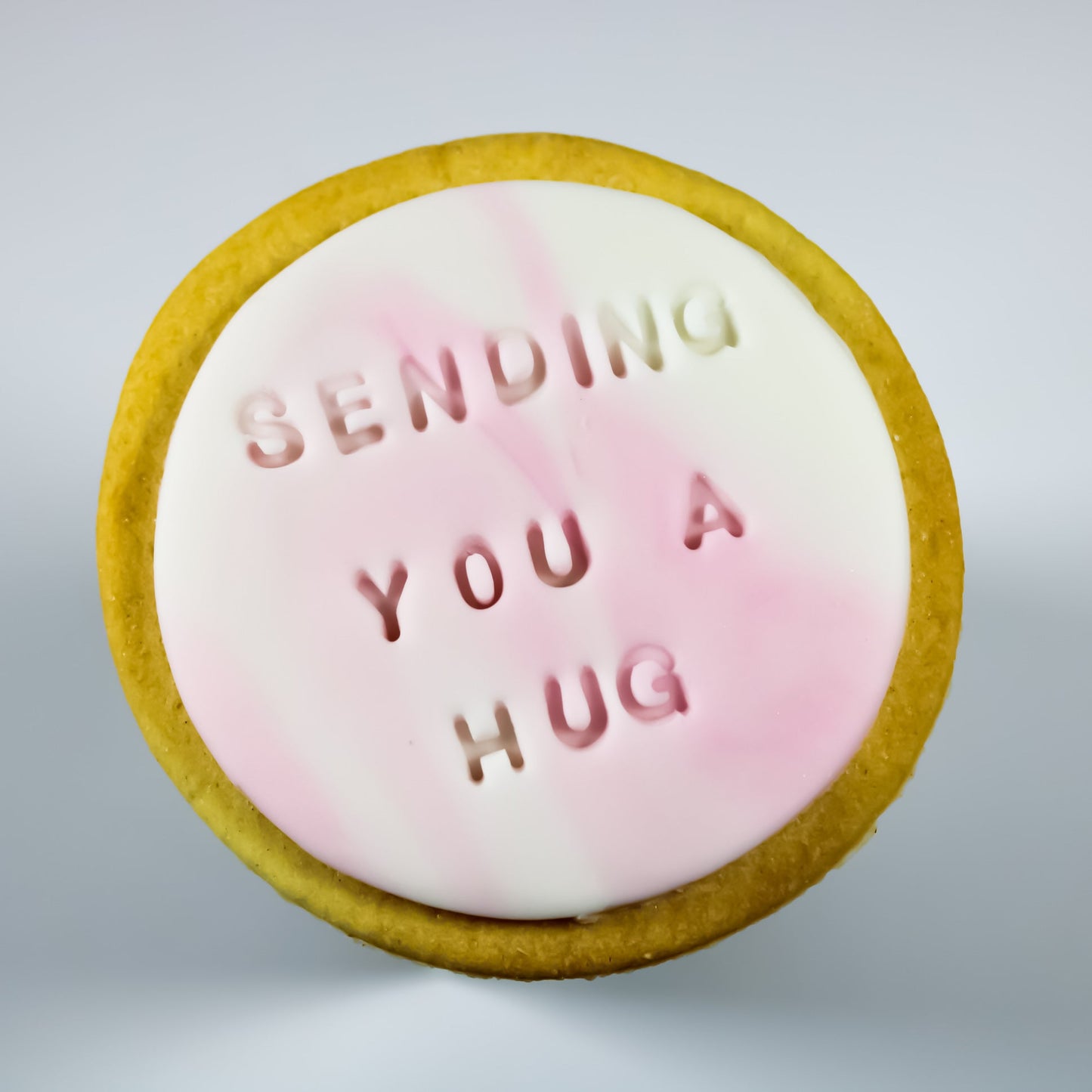 Sending You A Hug l Handmade Iced Cookie