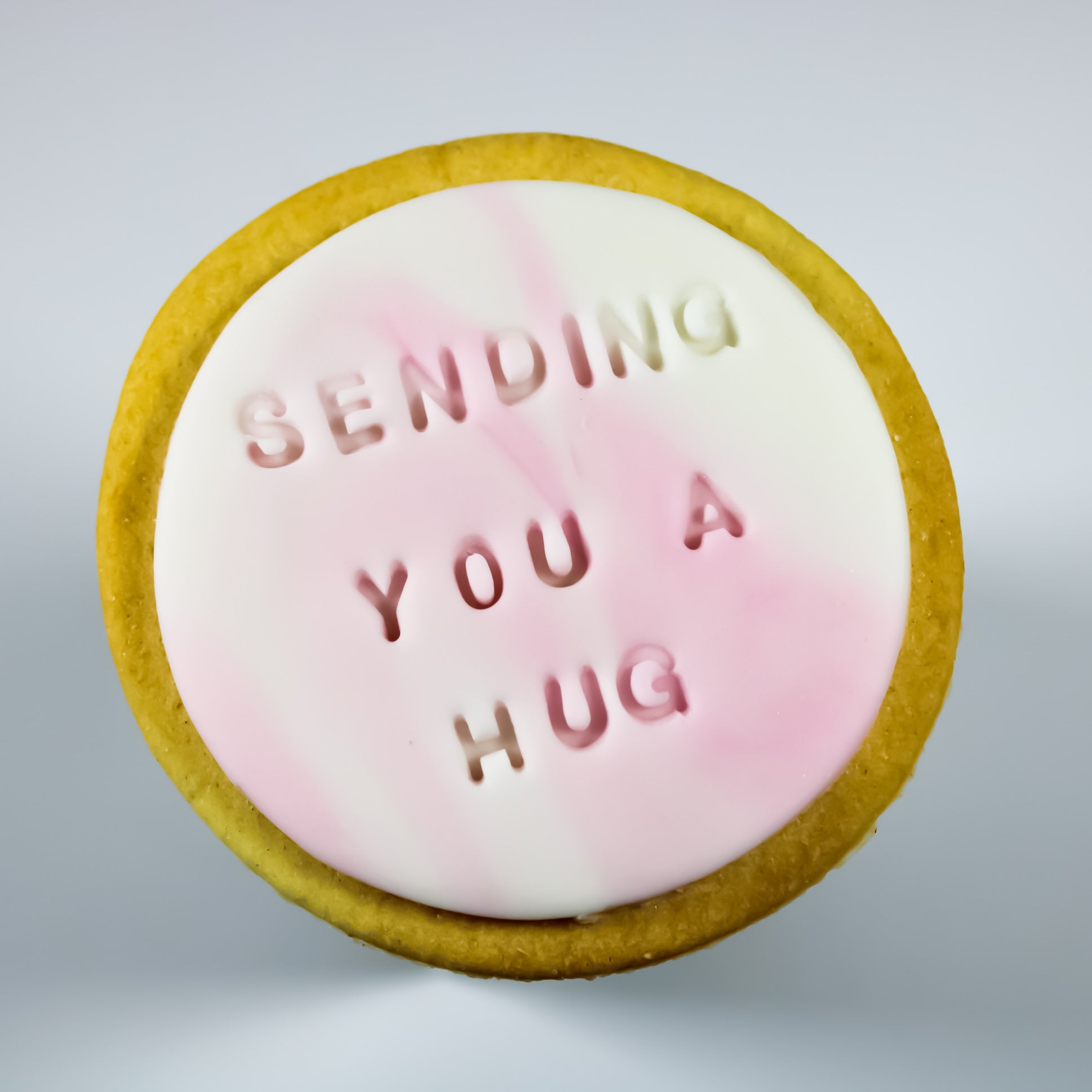 Sending You A Hug l Handmade Iced Cookie