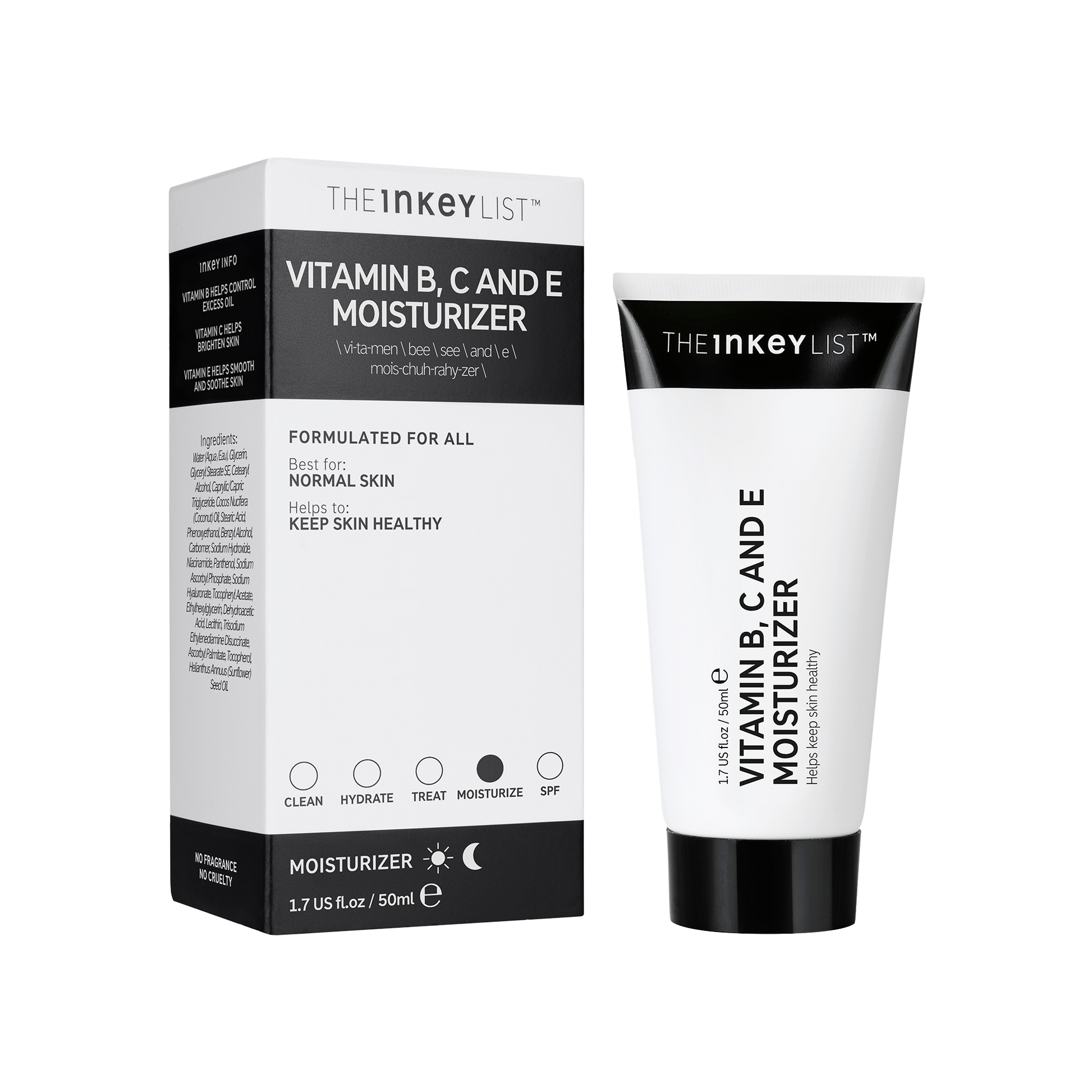Inkey List vitamin B,C,E, moisturiser