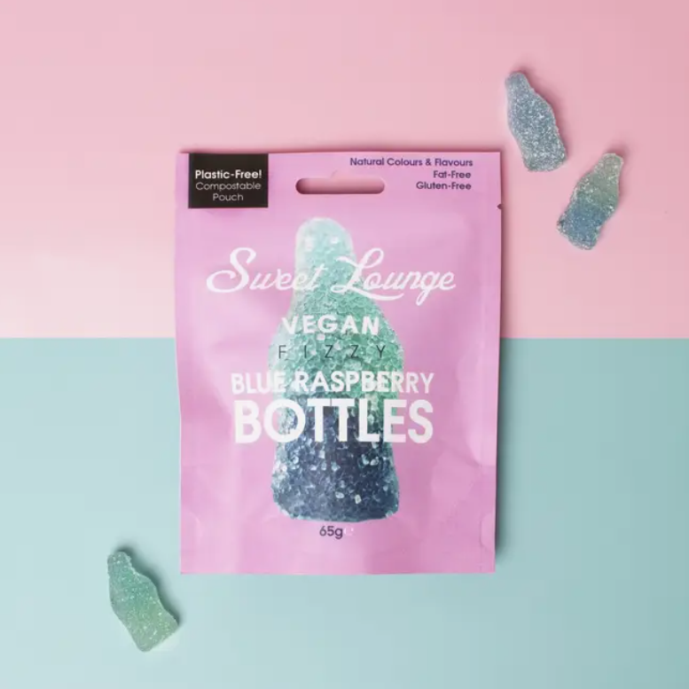 Fizzy Blue Raspberry Bottles