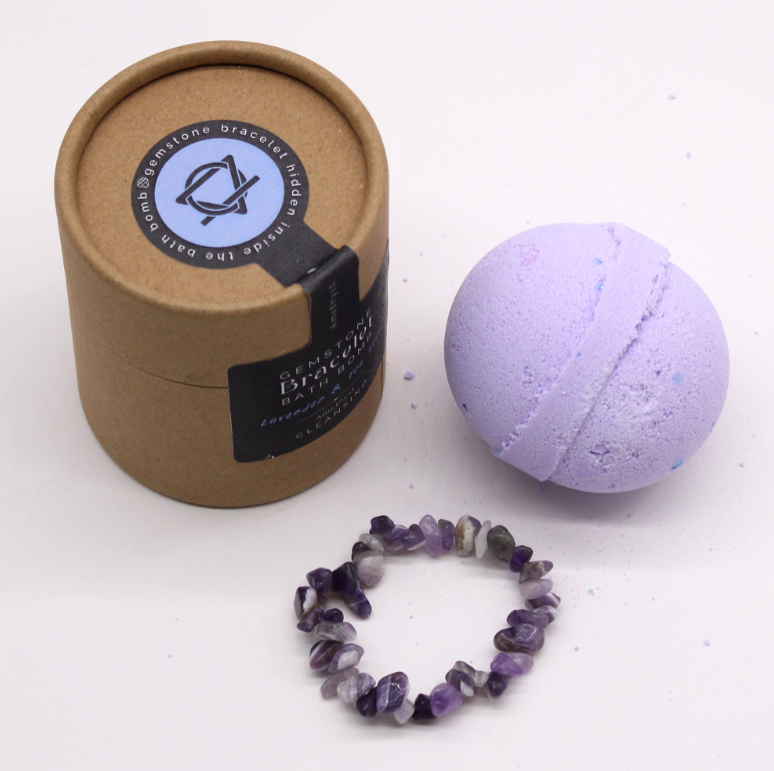 Bathbomb With Gemstone Bracelet