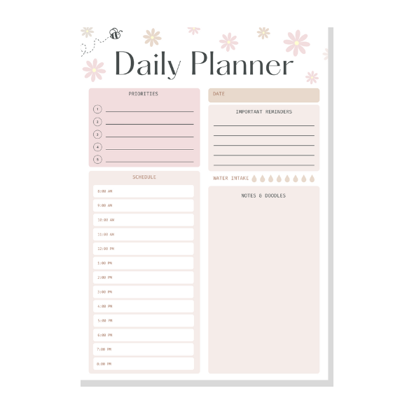 Daily Planner Notepad