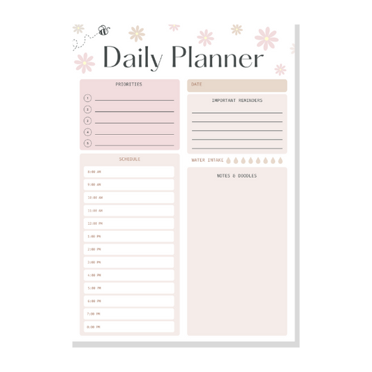 Daily Planner Notepad
