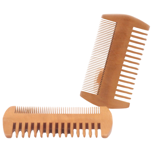 Irish wooden beard comb