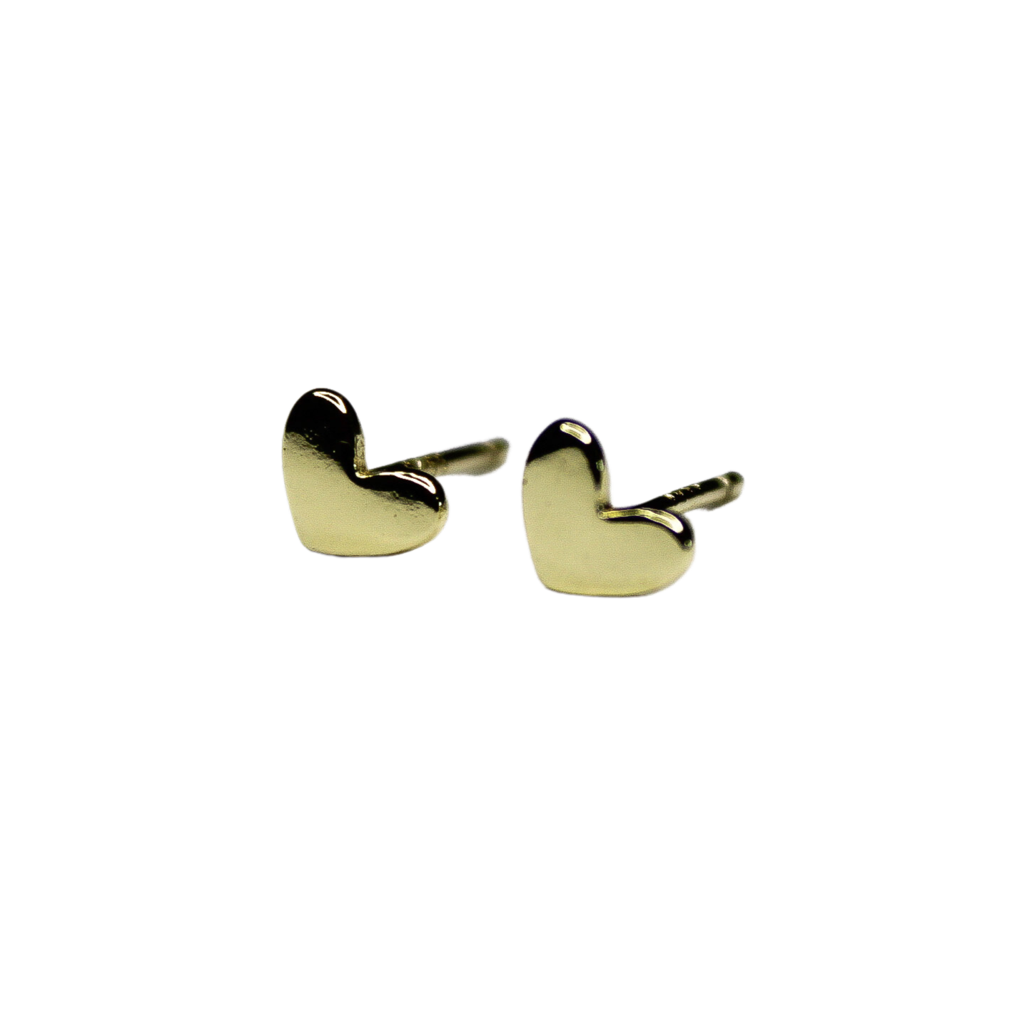 Gold Heart Earrings