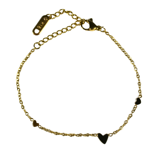 Gold Heart Bracelet Ireland